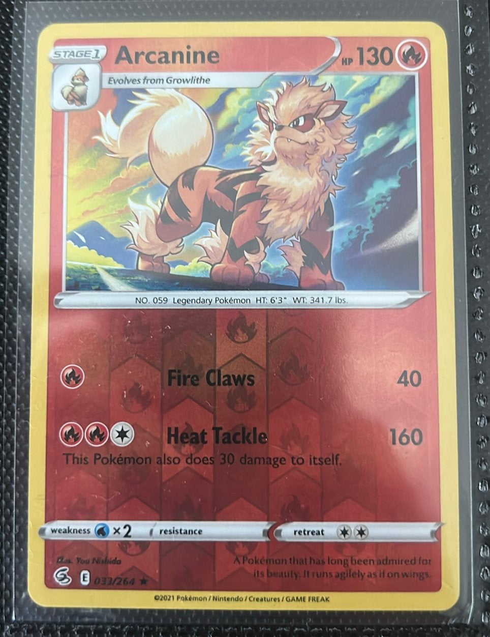 Arcanine fst033, Verzenden, Zo goed als nieuw