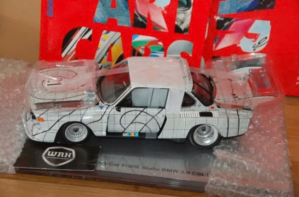 1:18  Art Car BMW 3.0 CSL E9 STELLA Minichamps MINT!! WRH, Hobby en Vrije tijd, Verzenden, Zo goed als nieuw, Auto, MiniChamps