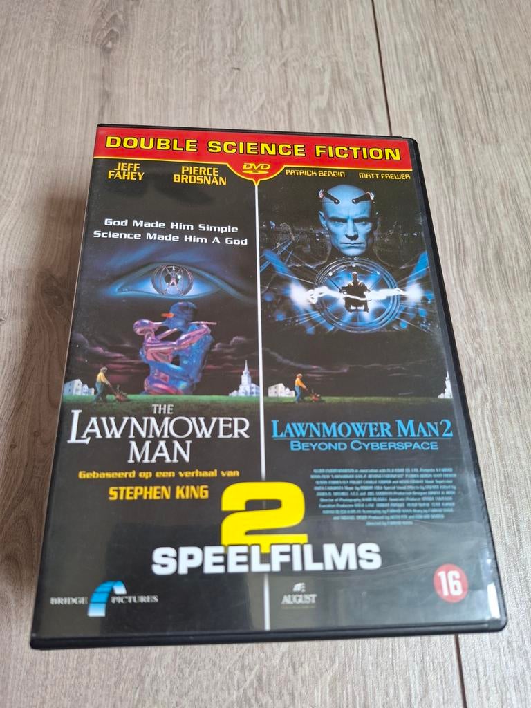 The Lawnmower Man 1 & 2 DVD - Stephen King, Gebruikt, Vanaf 16 jaar, Boxset, Ophalen of Verzenden