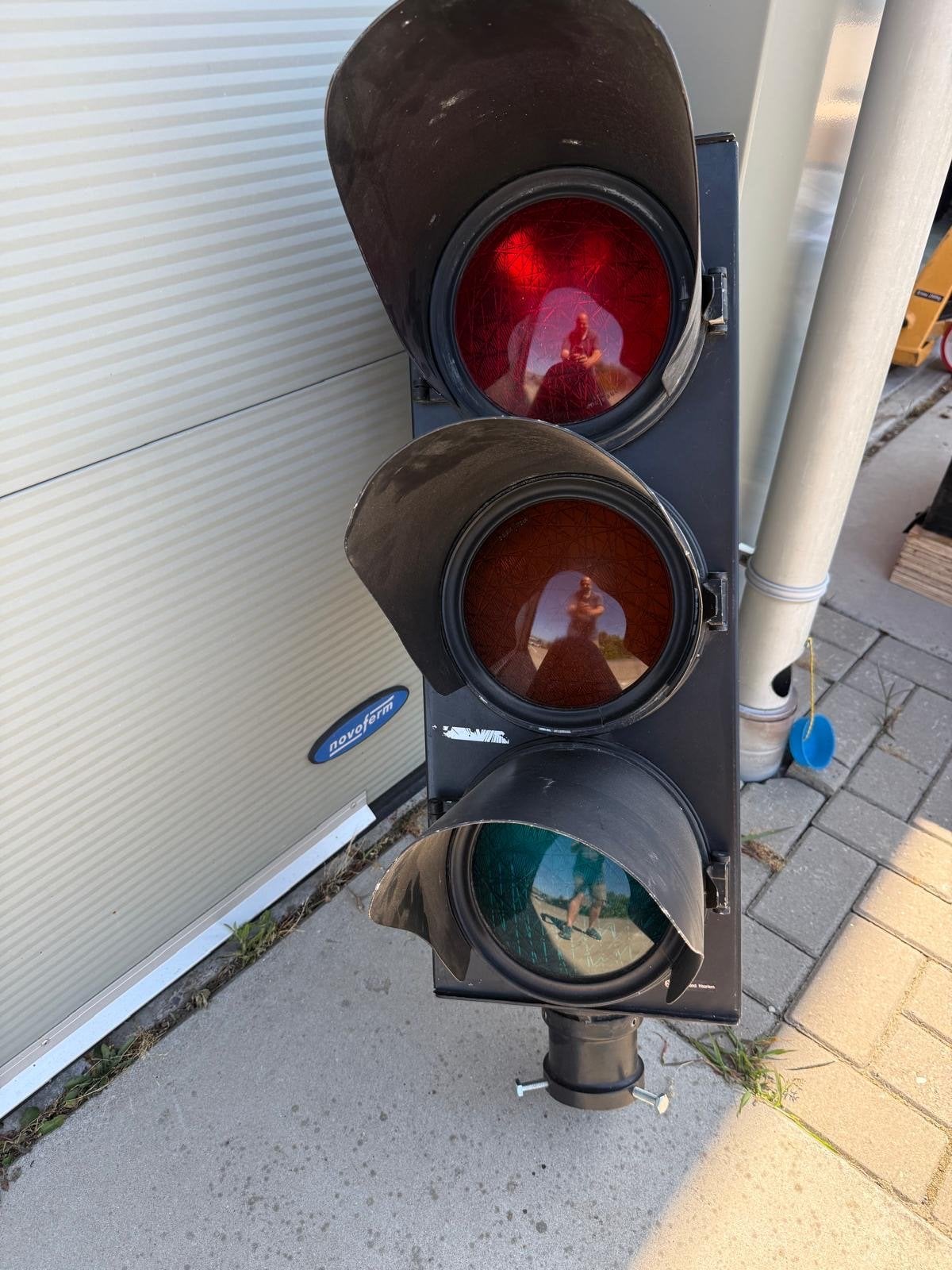 Vintage stoplicht (werkend en in te stellen met Wifi), Antiek en Kunst, Ophalen