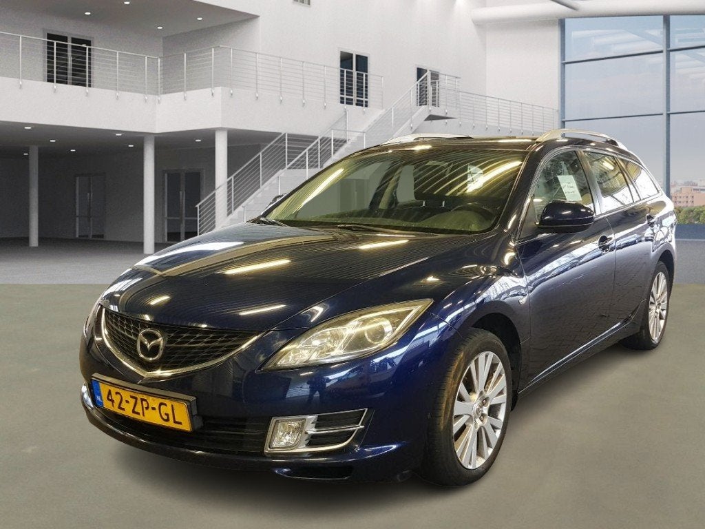 Mazda 6 Sportbreak 1.8 Touring ( MOTORSCHADE ! ) (bj 2008), Auto's, Mazda, Voorwielaandrijving, Stof, Gebruikt, 4 cilinders