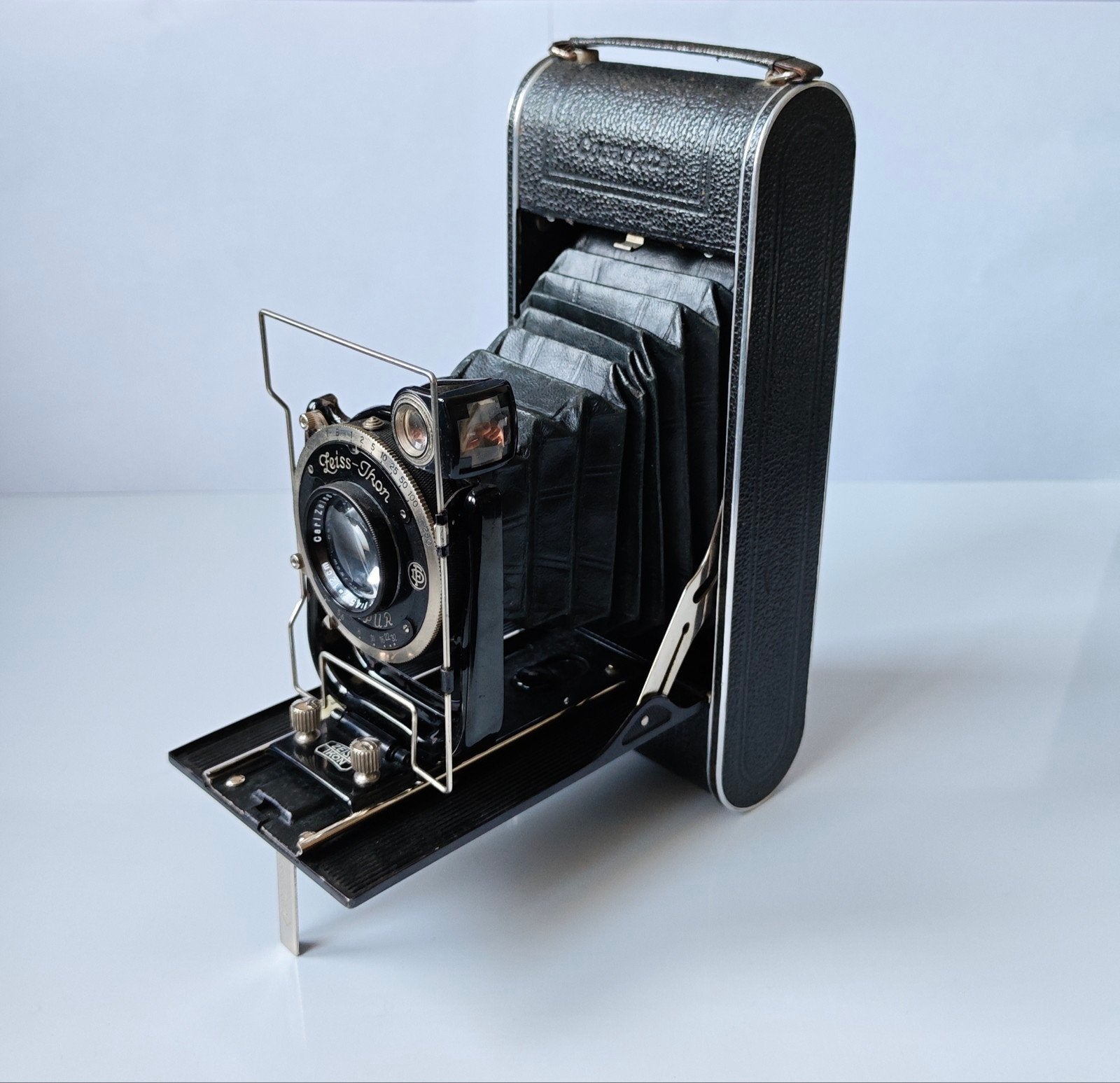Vintage Zeiss Ikon Cocarette rolfilm-klappkamera (1920/30), Ophalen of Verzenden, Gebruikt, Compact, Overige Merken