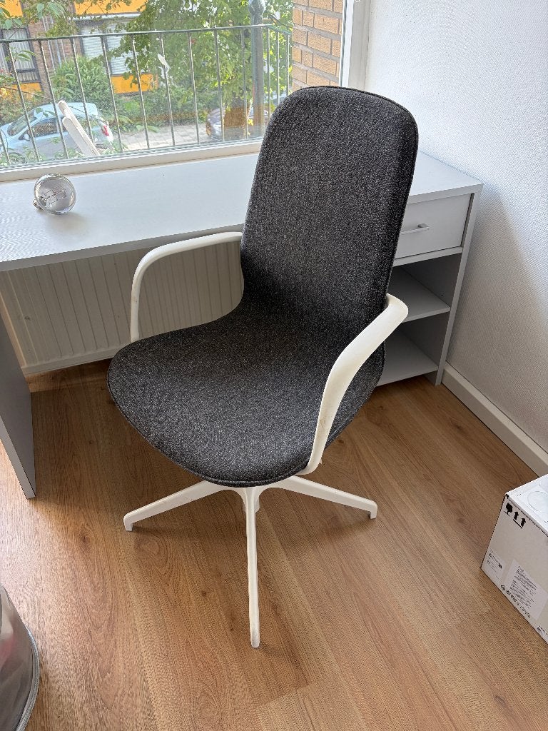 IKEA Långfjäll, Huis en Inrichting, Ophalen, Gebruikt, Grijs, Bureaustoel