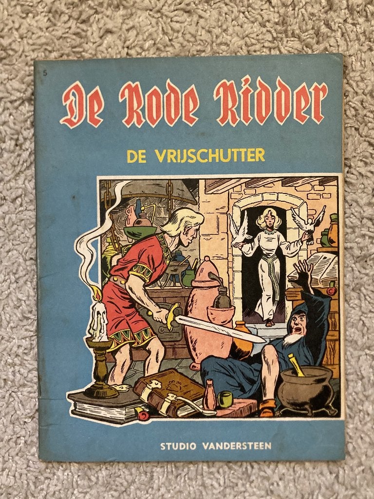 De Rode Ridder - De Vrijschutter - Nr. 5 - Eerste druk, 1960, Boeken, Eén stripboek, Ophalen of Verzenden, Gelezen