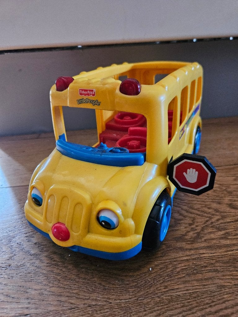 Fisher price schoolbus, Ophalen of Verzenden, Gebruikt, Speelset