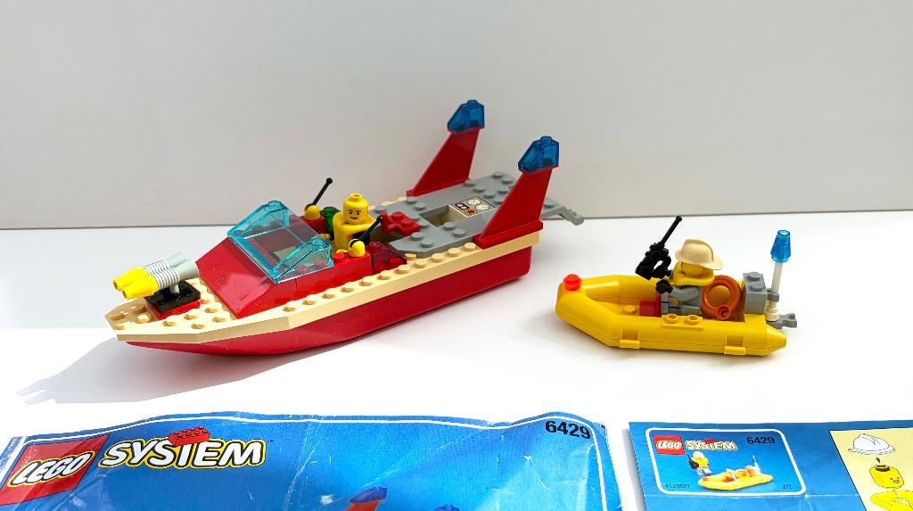 Lego Classic Town no. 6429: Brandweerboot / Blaze Responder, Lego, Overige typen, Ophalen of Verzenden, Inclusief minifiguren