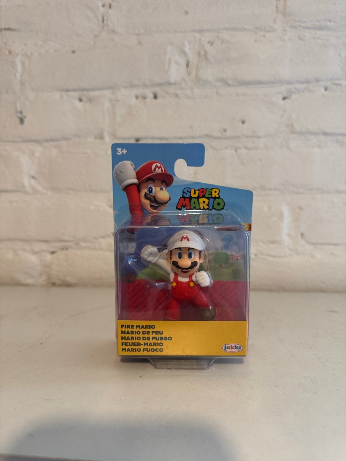 Super Mario Fire Mario actiefiguur - Nieuw in verpakking, Ophalen of Verzenden, Nieuw