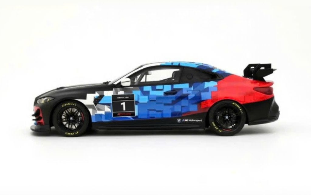 BMW M4 GT4 # 1 2024 schaal 1/18 OTTO ref. OT1125, Hobby en Vrije tijd, Modelauto's | 1:18, Ophalen of Verzenden, Nieuw, Auto, OttOMobile
