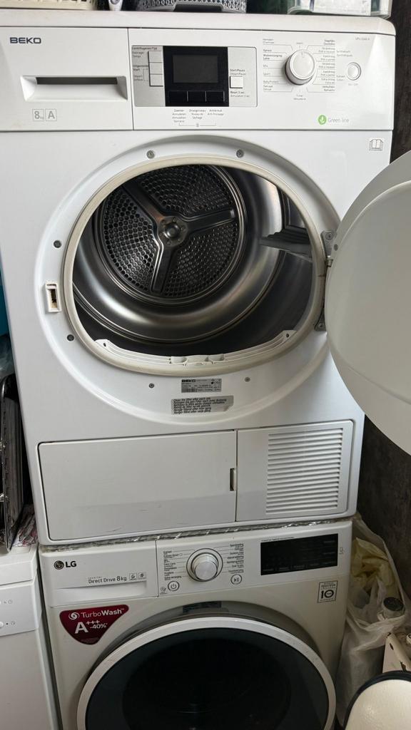Beko Condensdroger 8 kg - Energiezuinig en Betrouwbaar, Witgoed en Apparatuur, Wasdrogers, Gebruikt, 8 tot 10 kg, Ophalen of Verzenden