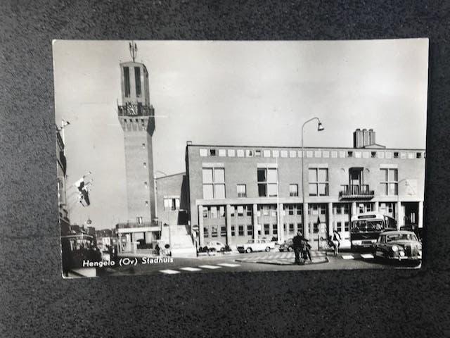 Stadhuis Hengelo 1968, Ophalen of Verzenden, 1960 tot 1980, Gelopen, Overijssel