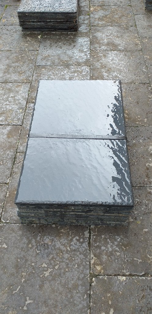 240 nieuwe leien 40 x 24cm, Ophalen, Steen of Klei, Zwart, Nieuw