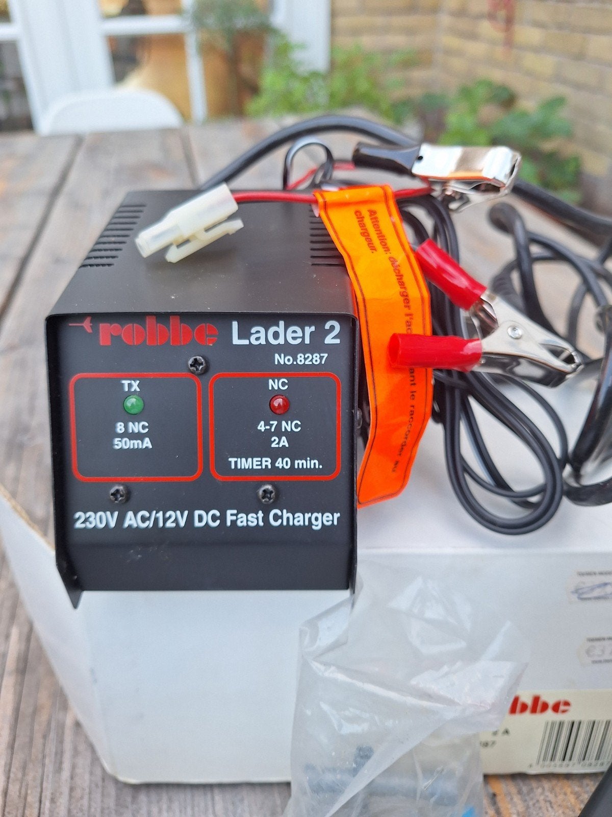 Robbe Lader 2 230V AC / 12V DC Fast Charger, Elektro, Ophalen of Verzenden, Zo goed als nieuw, Onderdeel
