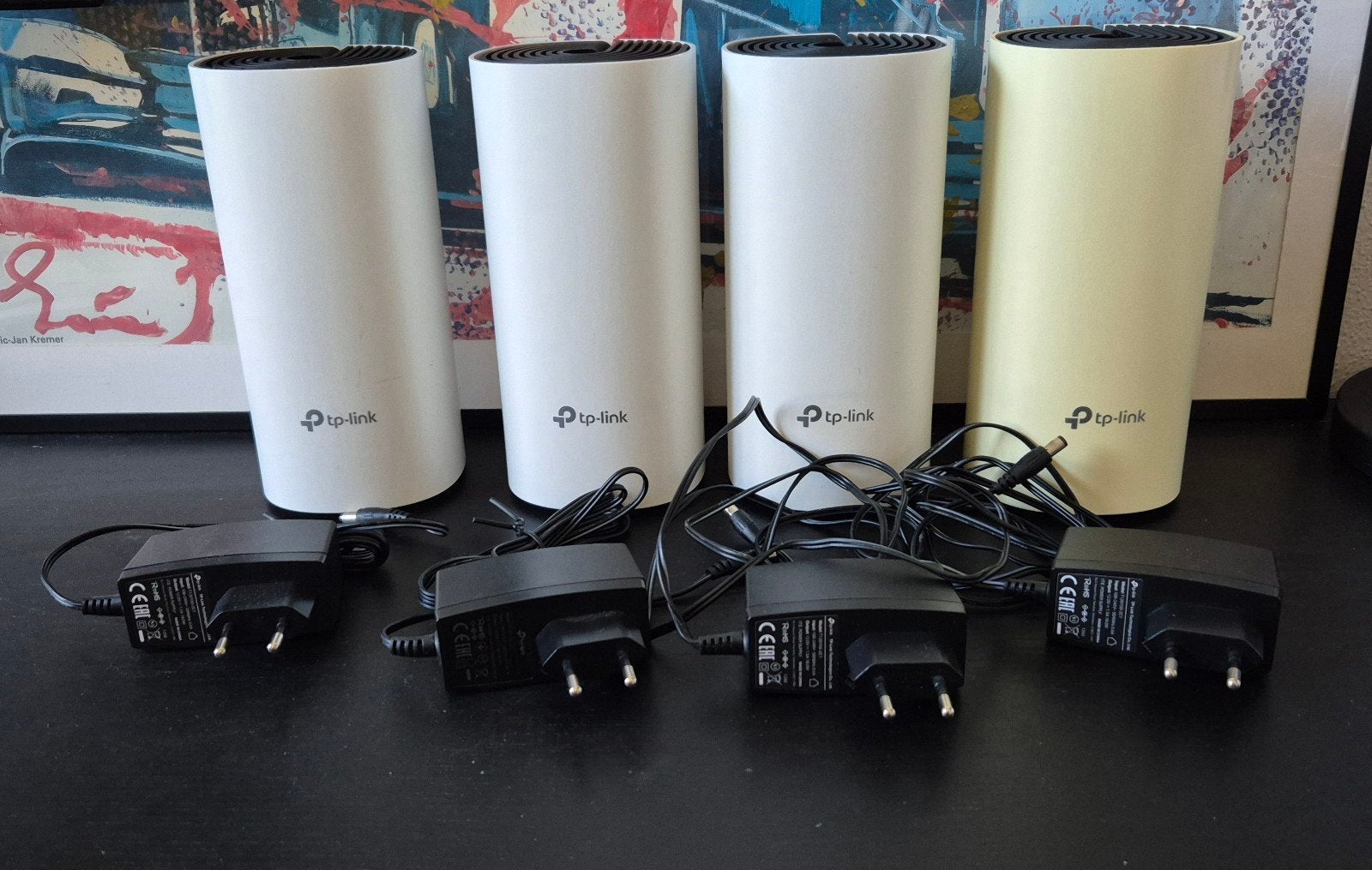 TP-Link Deco M4R 2.0 Mesh WiFi Systeem (4 stuks), Computers en Software, Routers en Modems, Ophalen of Verzenden, Gebruikt, Router