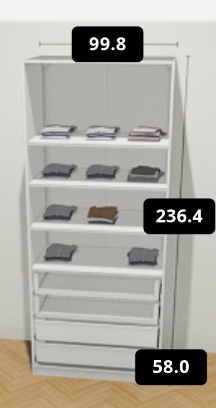 ikea pax kledingkast compleet PAX IKEA, Huis en Inrichting, Met plank(en), 100 tot 150 cm, Zo goed als nieuw, 50 tot 75 cm