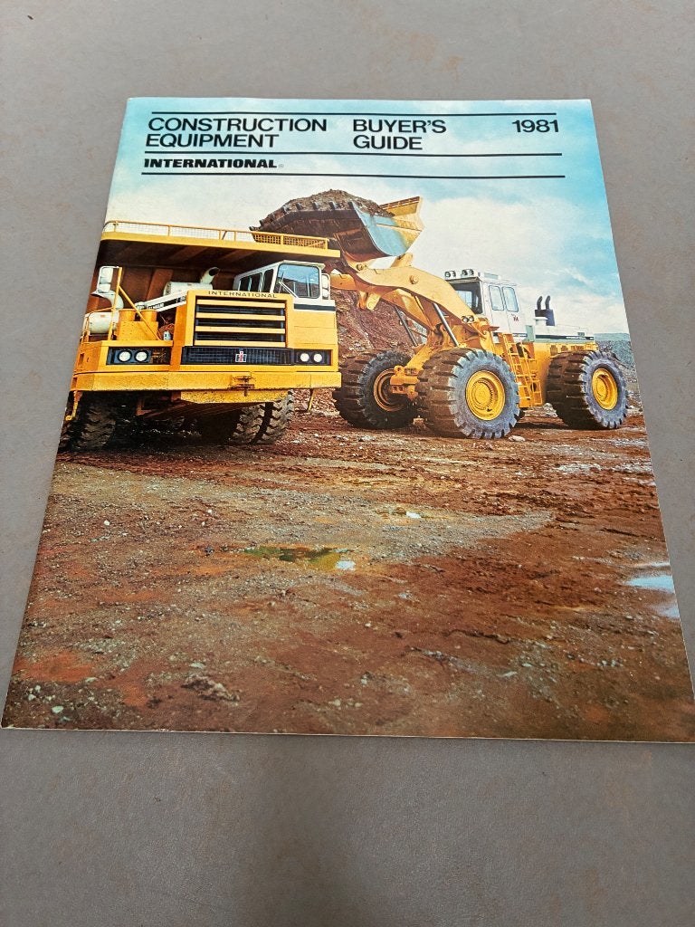 International Harvester grondverzet industry folder brochure, Ophalen of Verzenden, Gelezen