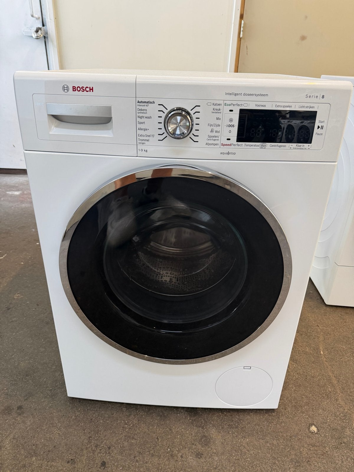 Bosch Serie 8 i-DOS 9kg Wasmachine - Zo goed als nieuw, Witgoed en Apparatuur, Ophalen, 8 tot 10 kg, Zo goed als nieuw, Voorlader
