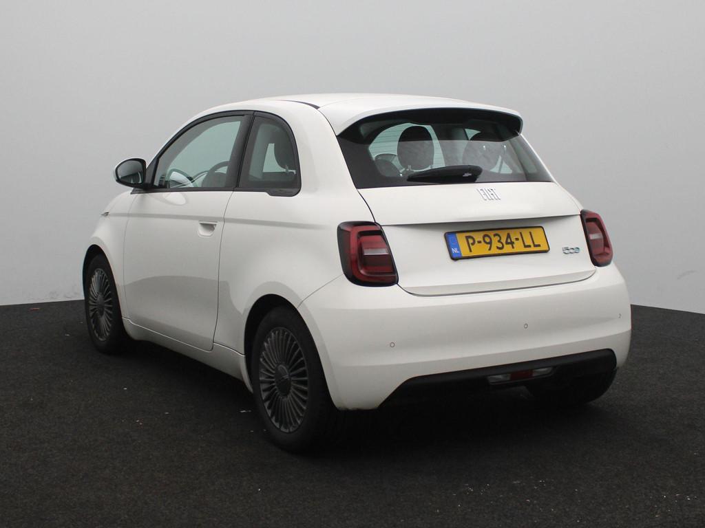 Fiat 500 Icon 42 kWh | Apple Carplay/Android Auto | Stoelver, Auto's, 12 maanden, Stof, 4 stoelen, Wit