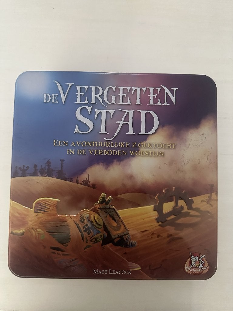 De Vergeten Stad - White Goblin Games, Hobby en Vrije tijd, Gezelschapsspellen | Bordspellen, Vijf spelers of meer, Ophalen of Verzenden