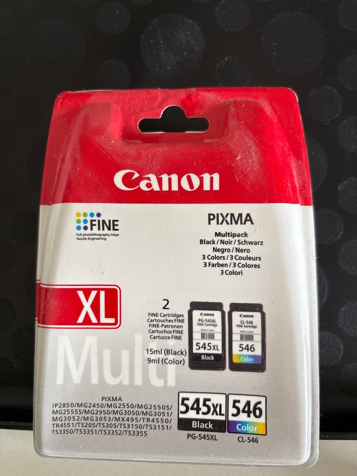 Canon Pixma 545XL/546 Multipack Inktcartridges Zwart/Kleur, Computers en Software, Printerbenodigdheden, Ophalen, Nieuw, Cartridge