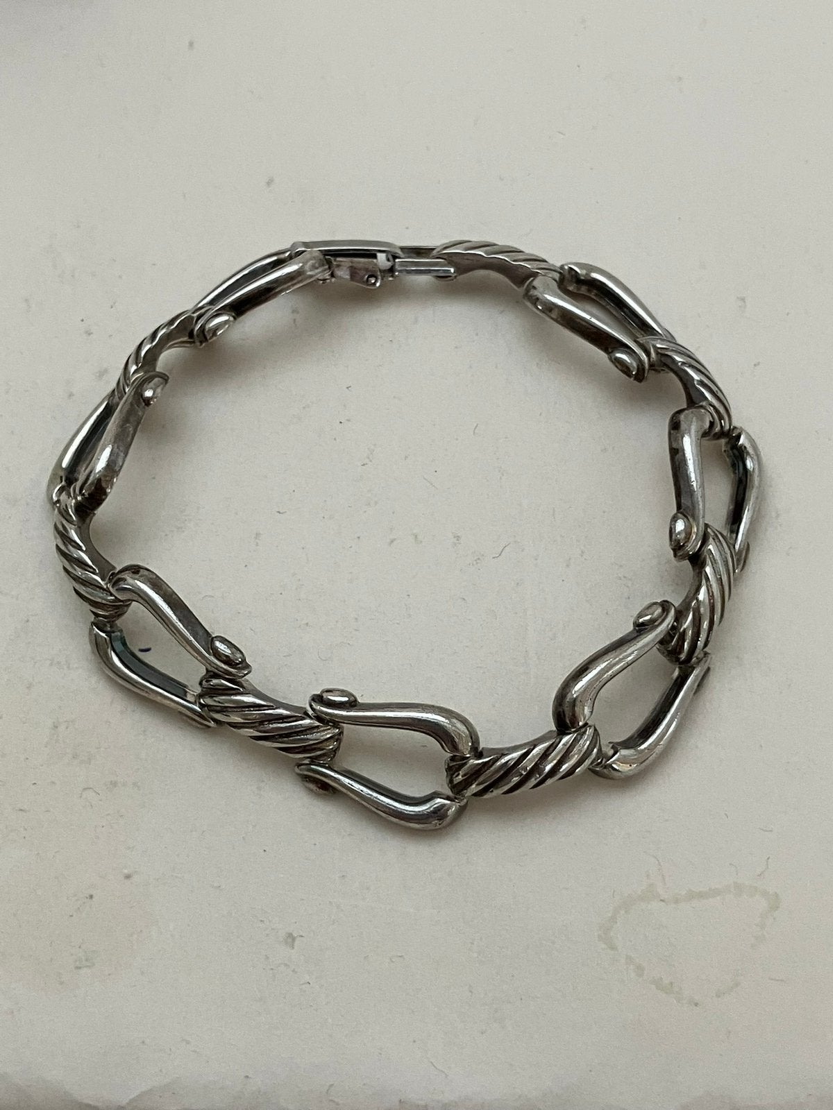 Solide zilveren armband, Ophalen of Verzenden, Zo goed als nieuw, Zilver