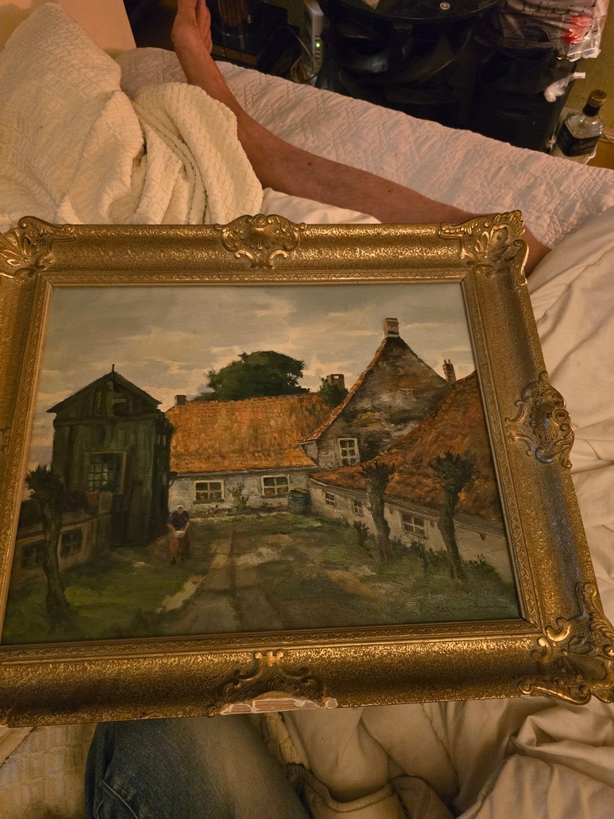 G.H van der Meulen . olieverf, Antiek en Kunst, Ophalen