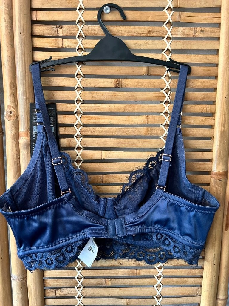 Hunkemöller Noir Collection Zara Bh - 80D, Hunkemöller, Ophalen of Verzenden, Blauw, BH