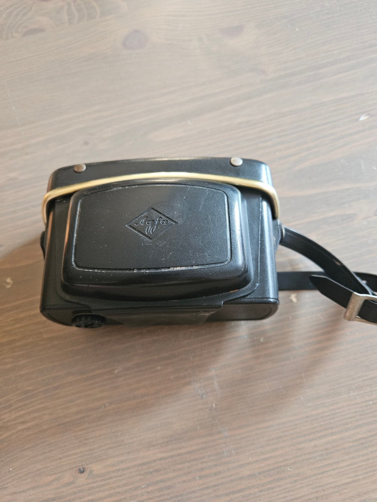 Vintage Agfa ISO-RAPID IF camera met tas, Ophalen of Verzenden, Gebruikt, Compact, Overige Merken