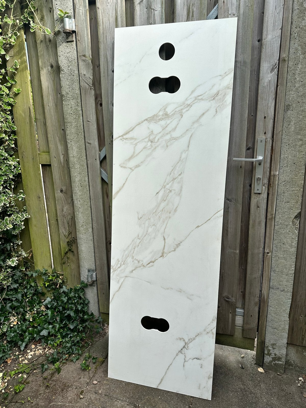 Keramische achterwand / spatwand (Calacatta Silk – nieuw), Ophalen of Verzenden