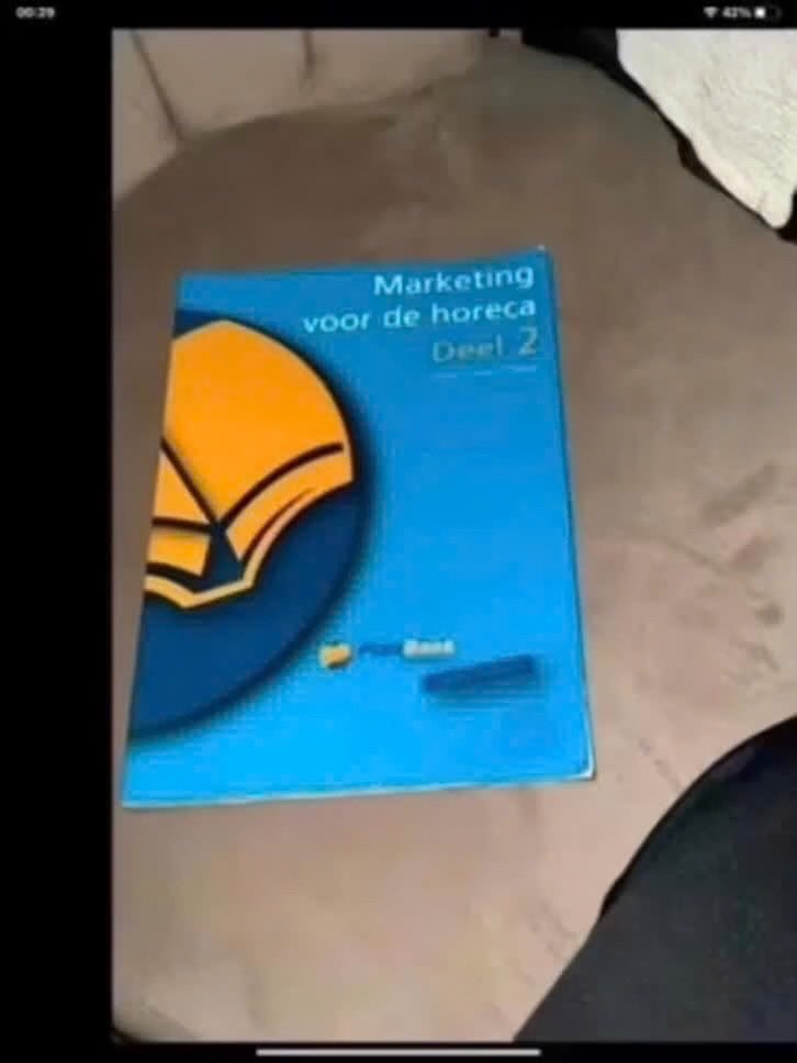 Marketing voor de horeca Deel 2 - Studieboek, Ophalen of Verzenden, MBO, Gamma, Onbekend