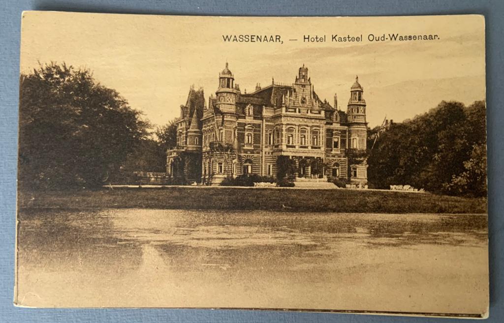 Wassenaar - Hotel Kasteel Oud-Wassenaar 1923, Verzenden, 1920 tot 1940, Gelopen, Zuid-Holland