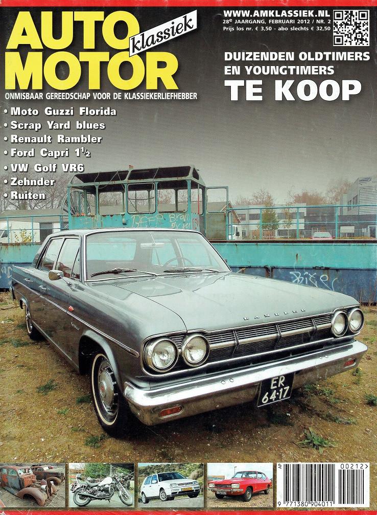 Auto Motor Klassiek 2012 nr. 2 (o.a. Ford Capri 1300 L), Verzenden, Gelezen, Algemeen