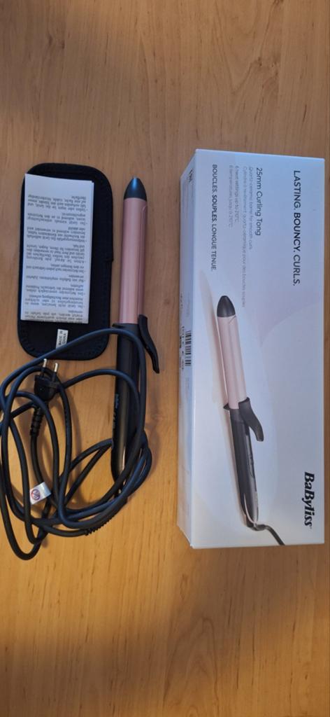 Nieuw in doos: BaByliss 25mm Curling Tong, Ophalen of Verzenden, Nieuw, Krultang of Stijltang