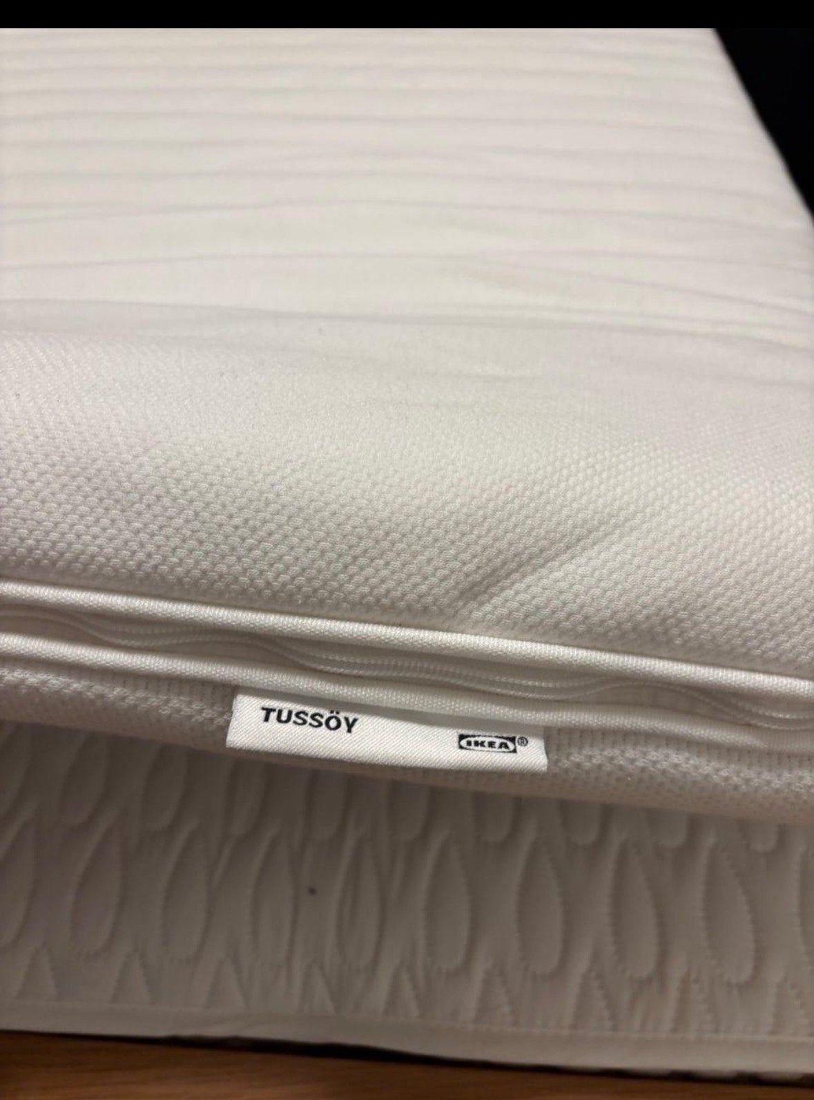IKEA Tussöy Memory Foam Bedtopper 160x200x8cm, Ophalen, Tweepersoons, Zo goed als nieuw, Matras