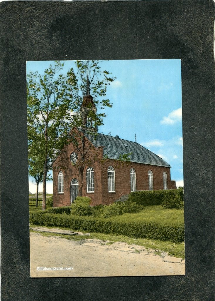 Ansicht Pingjum - Gereformeerde Kerk, Verzenden, 1980 tot heden, Ongelopen