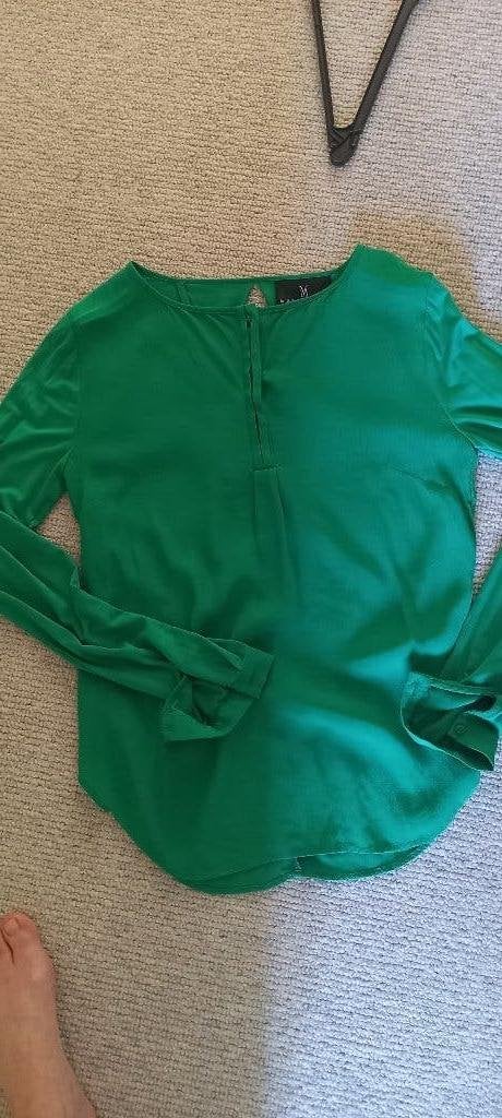 Designer blouse groen - Mart Visser maat XS - NIEUWSTAAT, Mart Visser, Nieuw, Ophalen of Verzenden, Maat 34 (XS) of kleiner