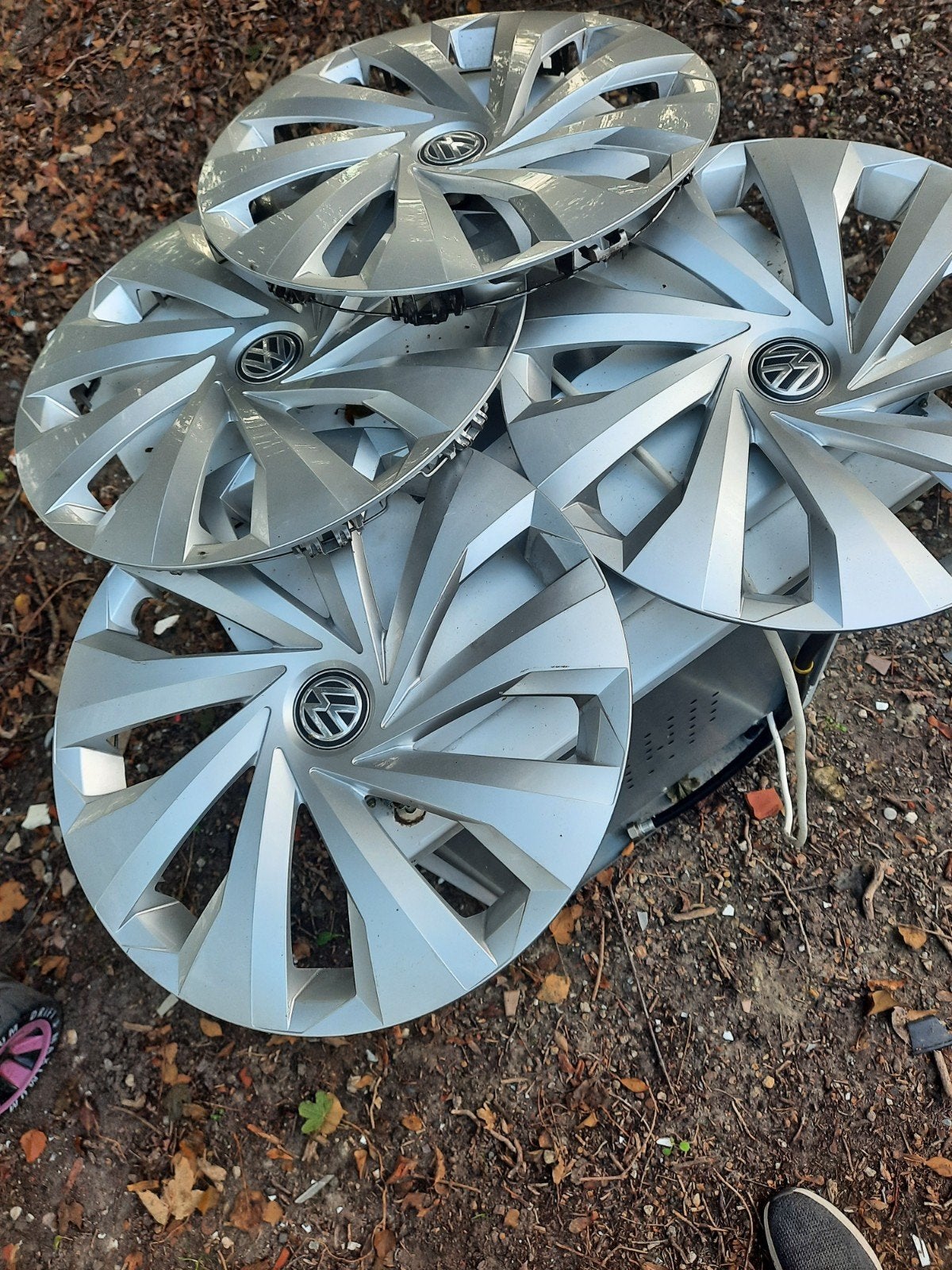 4 mooie wiel doppen  voor vw 15 inch, Ophalen of Verzenden