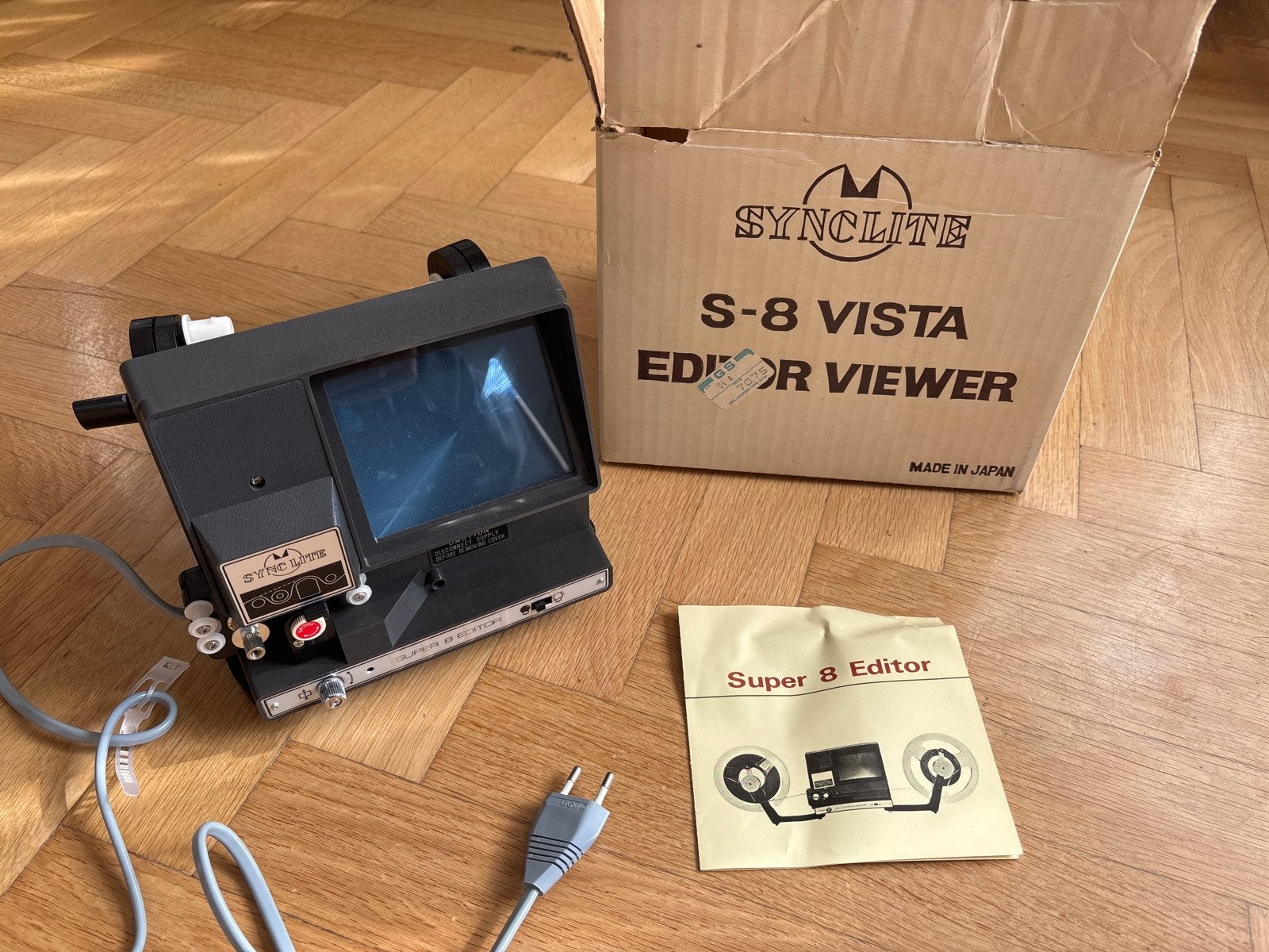 Vintage Synclite S-8 Vista Editor Viewer Super 8 Film, Gebruikt, Overige typen, Overige soorten, Minder dan 8x