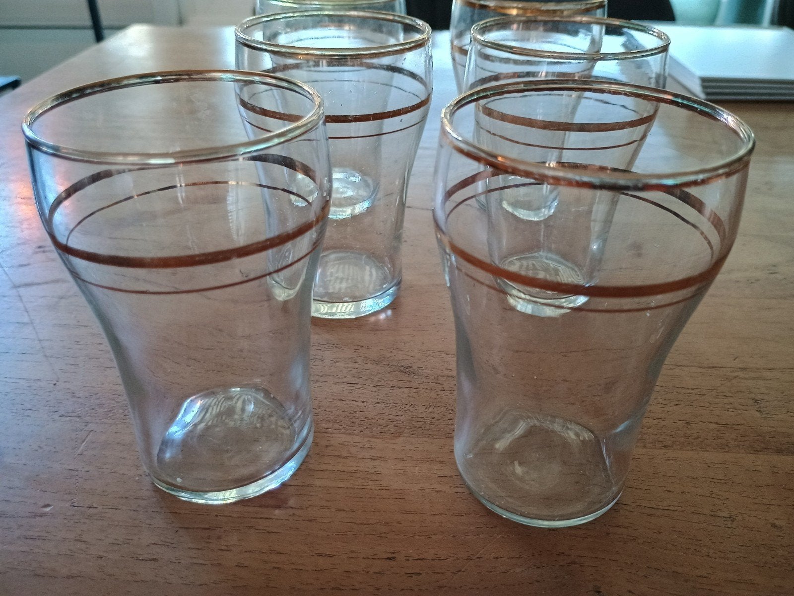 vintage limonade glazen, Verzamelen, Ophalen of Verzenden, Gebruikt, Overige typen