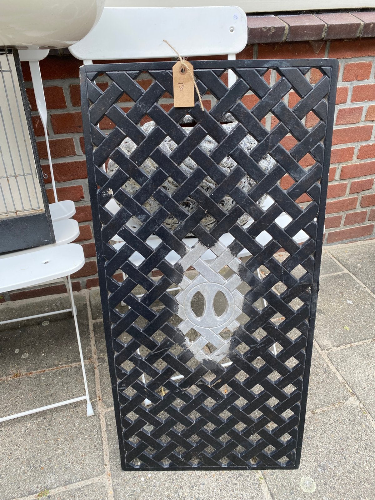 Leuk Ijzeren Rek, Plantenklimrek, Zwart, Brocante, Ophalen