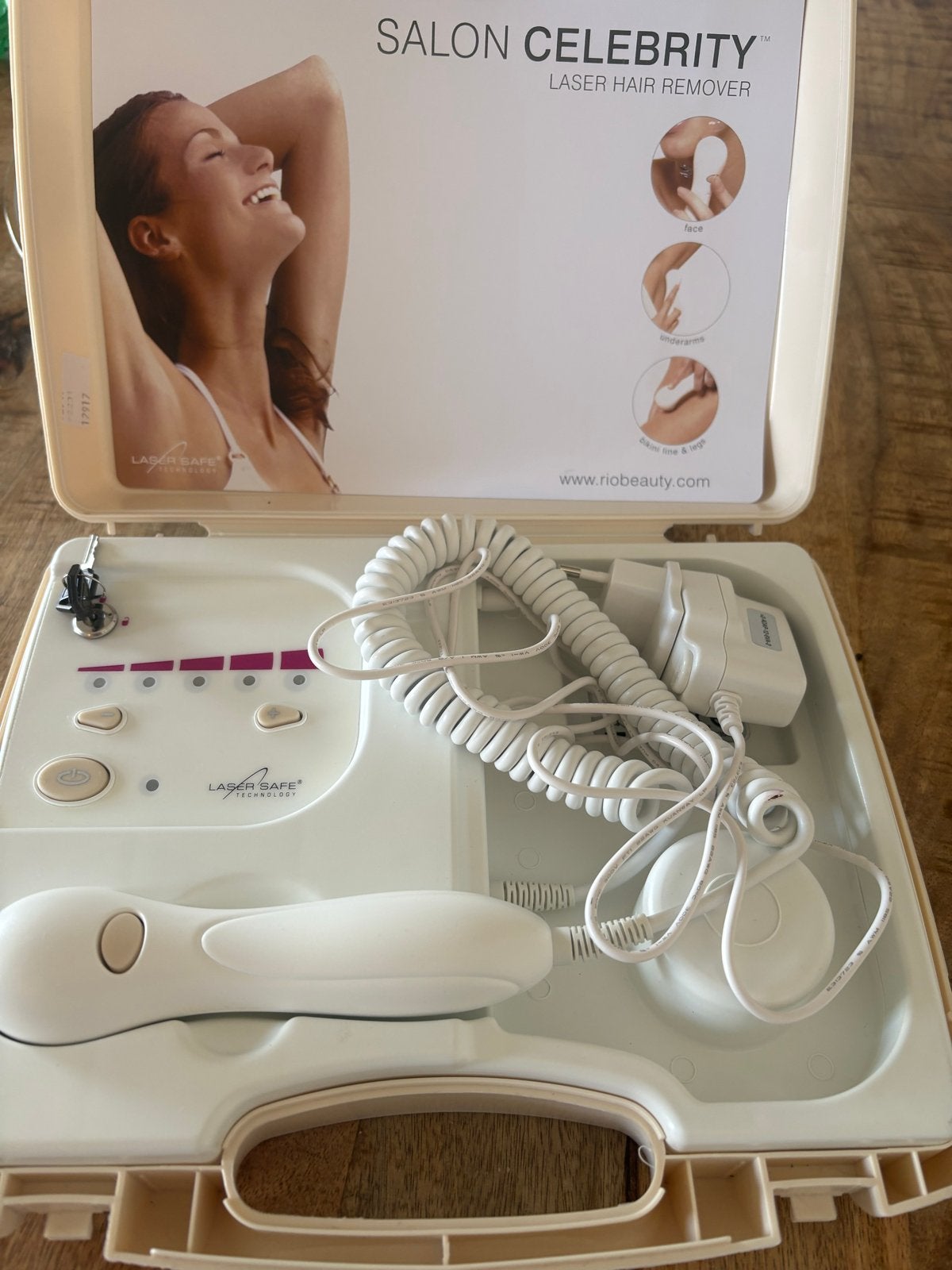 Salon Celebrity Laser Hair Remover - Rio Beauty, Witgoed en Apparatuur, Ophalen, Zo goed als nieuw, Scheren en Epileren