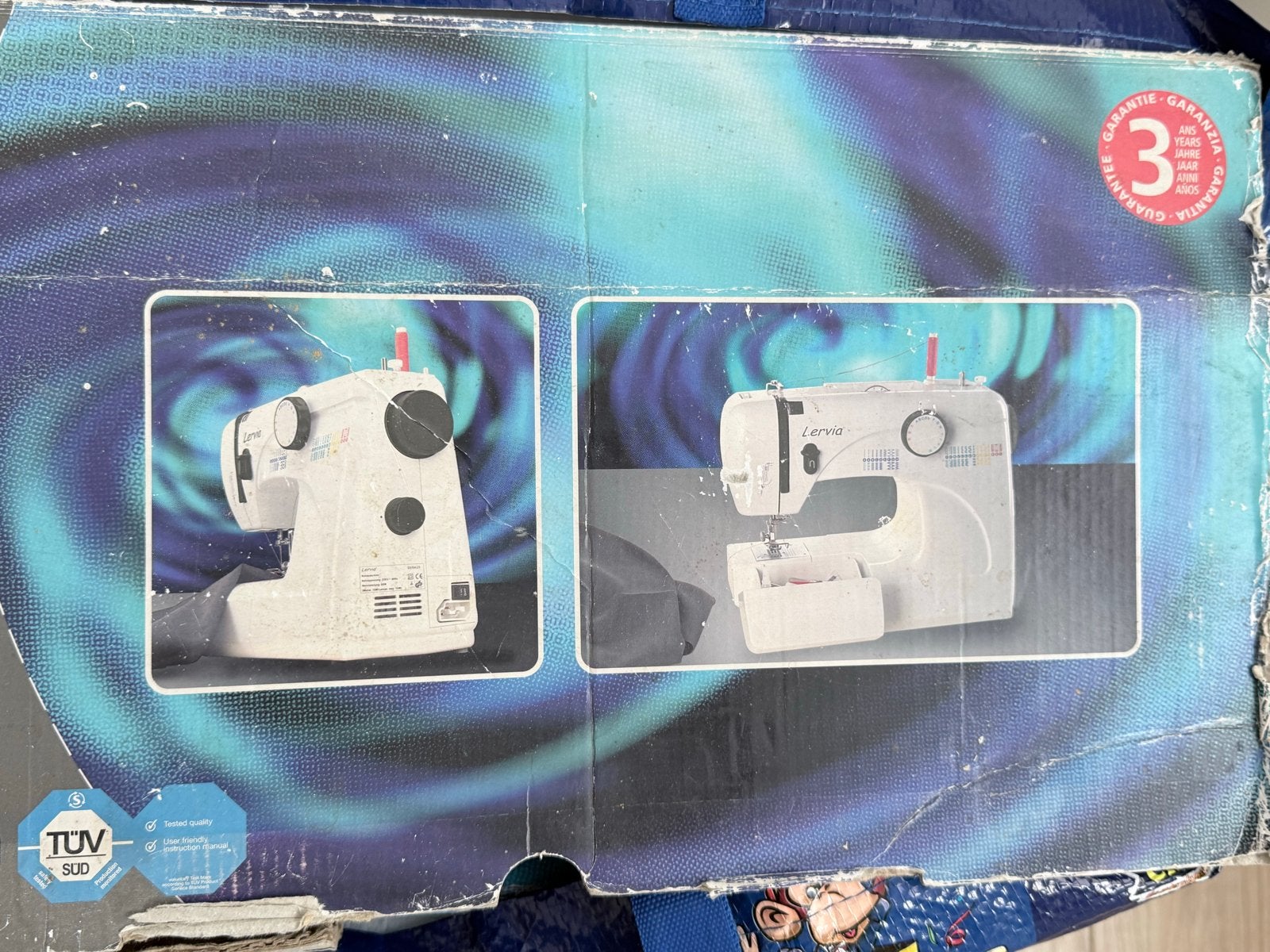 Lervia Naaimachine - Compleet met handleiding, Hobby en Vrije tijd, Ophalen of Verzenden, Gebruikt, Naaimachine, Overige merken