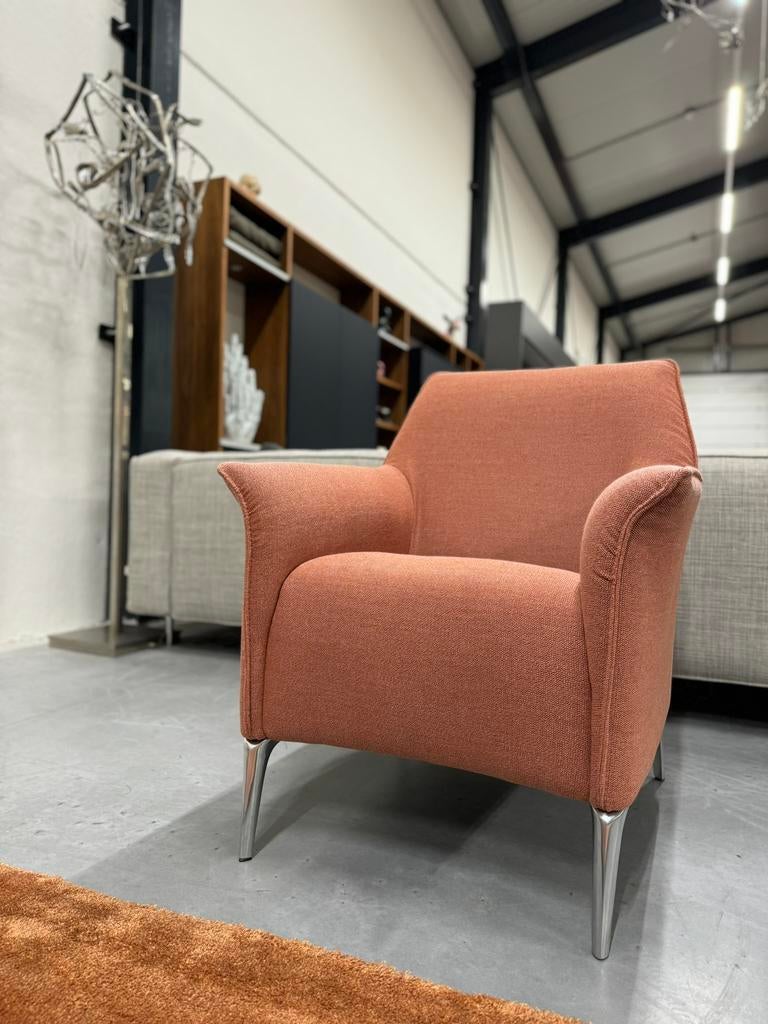 Nieuw Leolux Mayuro Fauteuil prairie 17 stof design stoel, Huis en Inrichting, Fauteuils, Leolux, Nieuw, 75 tot 100 cm, Ophalen of Verzenden