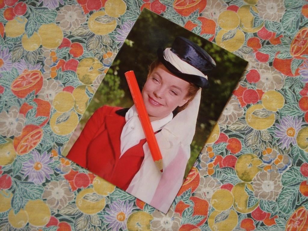 romy schneider/sissi/filmster/fotokaart/$$$, Verzamelen, Ansichtkaarten | Themakaarten, Verzenden, 1960 tot 1980, Ongelopen, Sterren en Beroemdheden