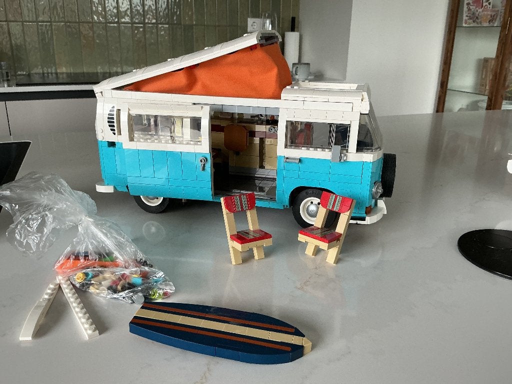 Lego 10279 VW T2 Camper, Ophalen, Lego, Zo goed als nieuw, Compleet