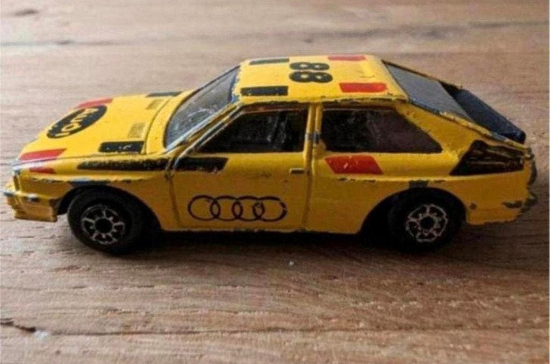 Audi Quattro rally – MC Toy – Hong Kong – jaren ’80, Ophalen of Verzenden, Gebruikt, Auto