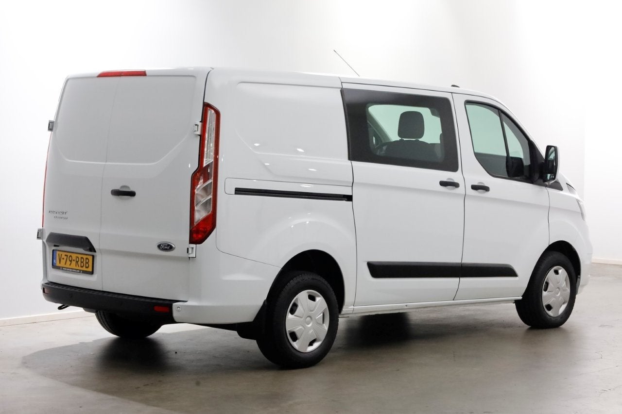 Ford Transit Custom 280 2.0 TDCI 130pk L1H1 Trend D.C. ACC/C, Auto's, Bestelauto's, Voorwielaandrijving, Euro 6, 4 cilinders, Lichtsensor