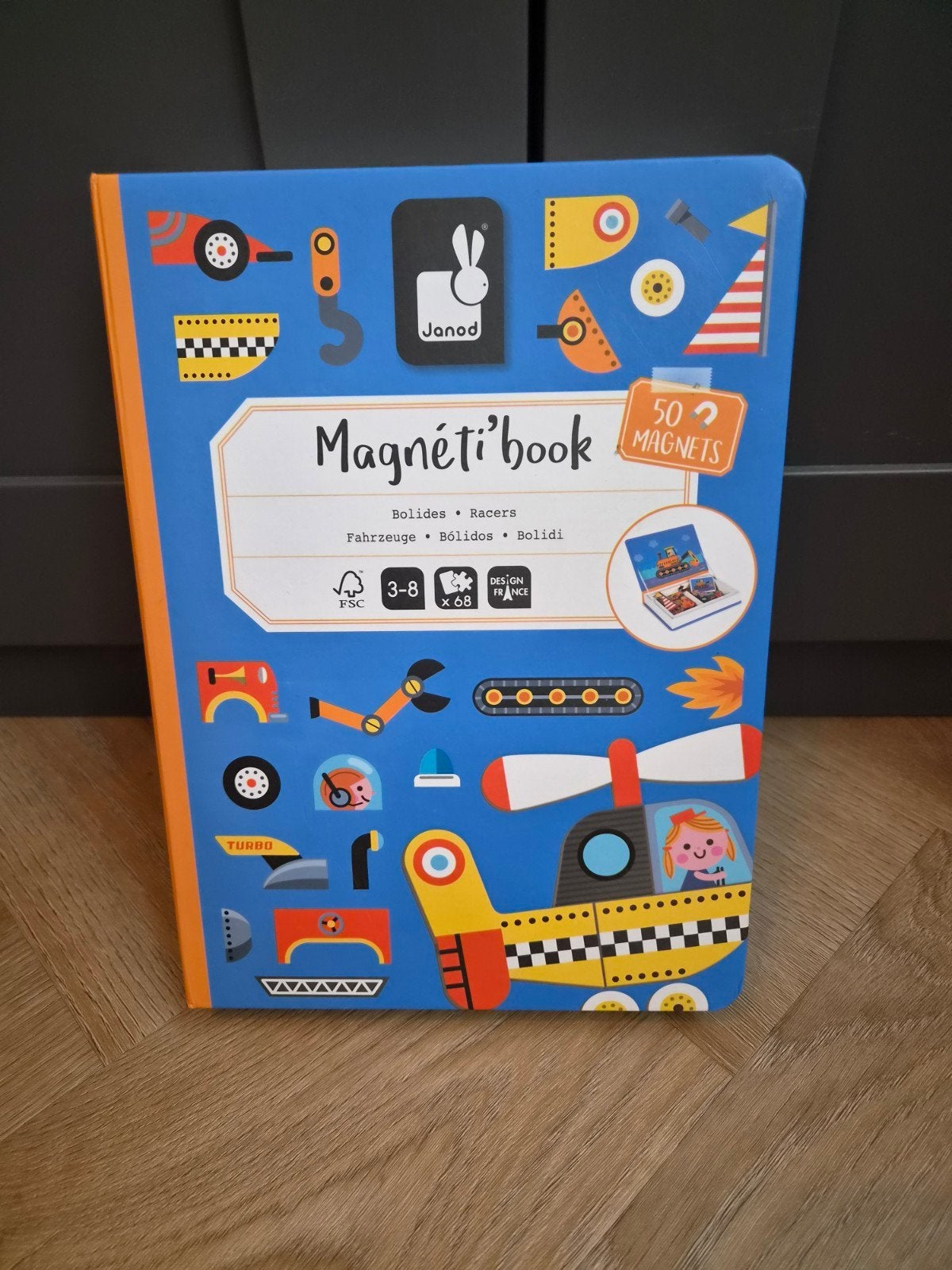 Janod Magneti'book Voertuigen - Magnetisch Boek, Ophalen of Verzenden, Gebruikt, Knutselen