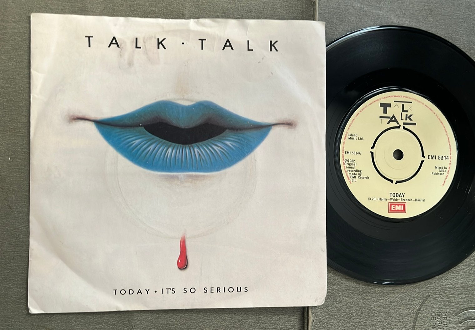 Talk Talk - Today 7” UK 1982, Gebruikt, 7 inch, Ophalen of Verzenden, Pop