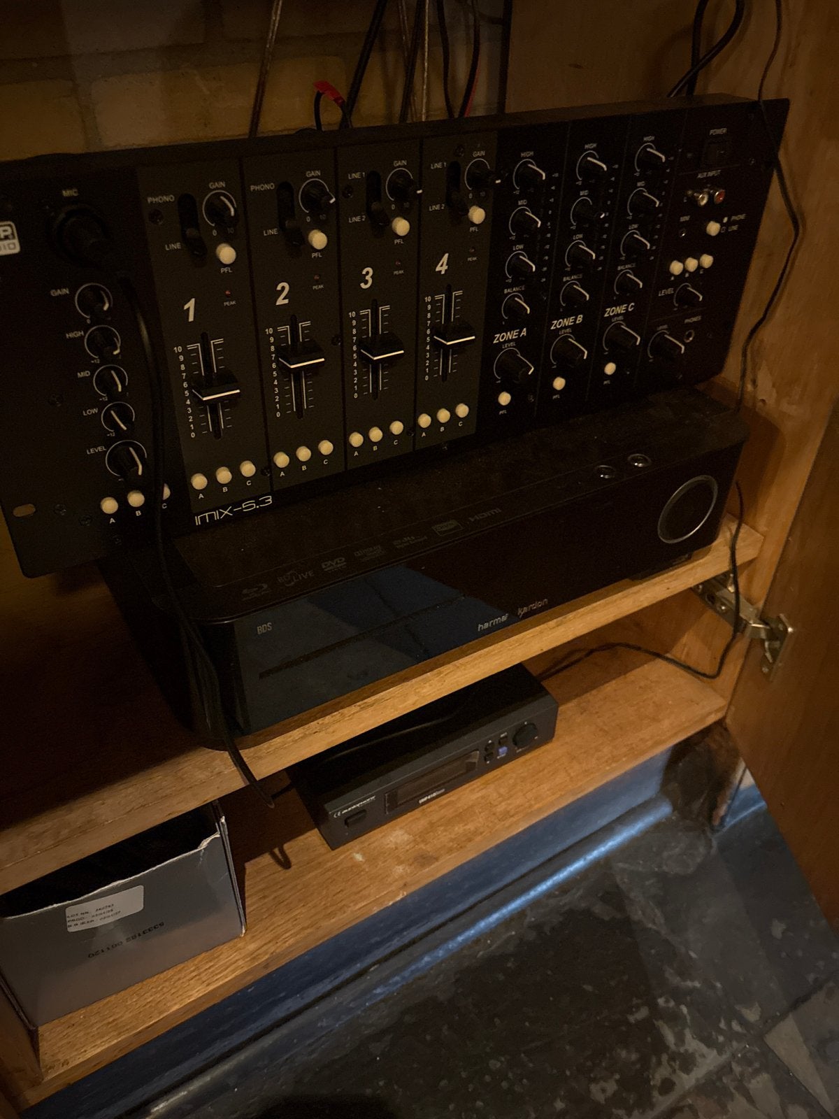 iMIX-5.3 DJ-mixer - Professionele 4-kanaals mixer, Muziek en Instrumenten, Dj-sets en Draaitafels, Ophalen, Gebruikt, Dj-set, Overige merken
