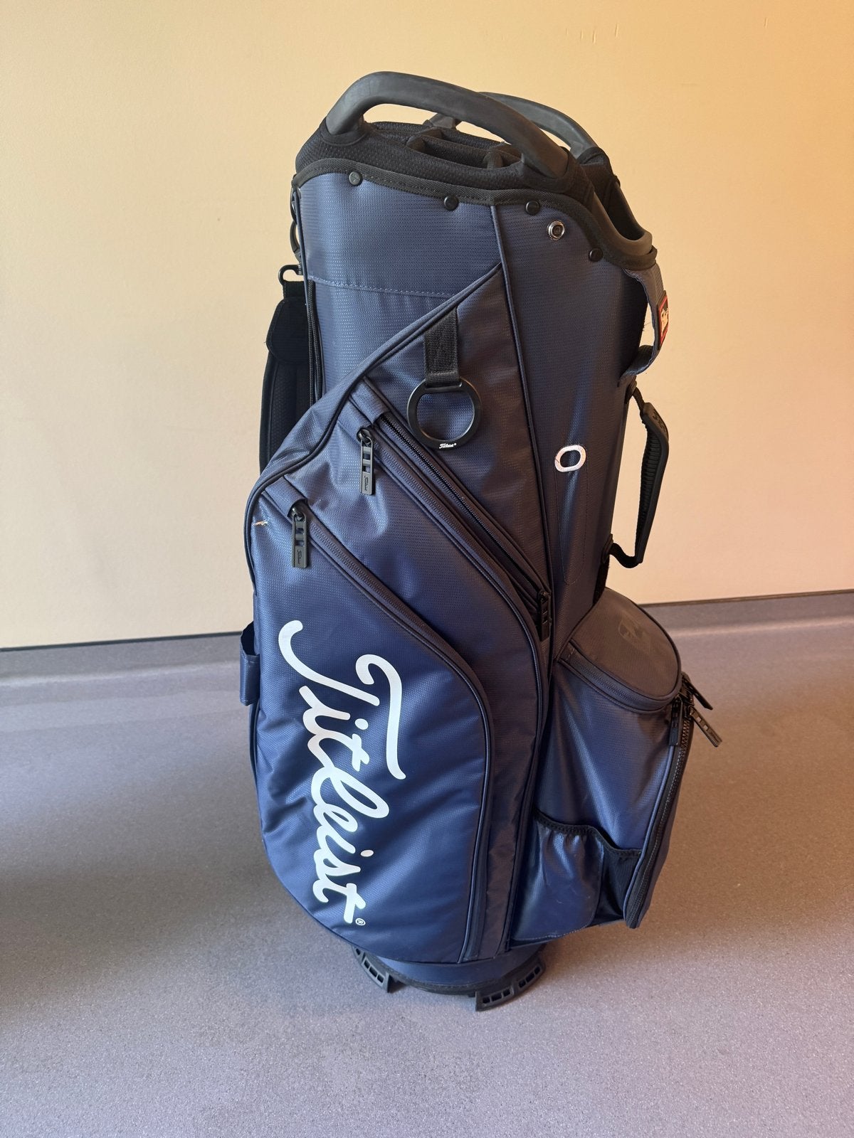 Titleist golftas Trolleytas Blauw - Zeer Goed Onderhouden, Sport en Fitness, Ophalen, Zo goed als nieuw, Tas, Overige merken
